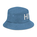 Hawaii HI Denim Bucket Hat