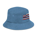 Hawaii Flag Denim Bucket Hat