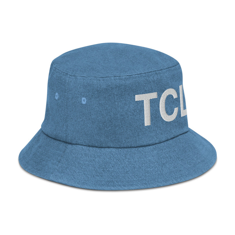 TCL Tuscaloosa Airport Code Denim Bucket Hat