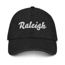 Script Raleigh NC Denim Dad Hat