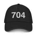 704 Charlotte NC Area Code Denim Dad Hat