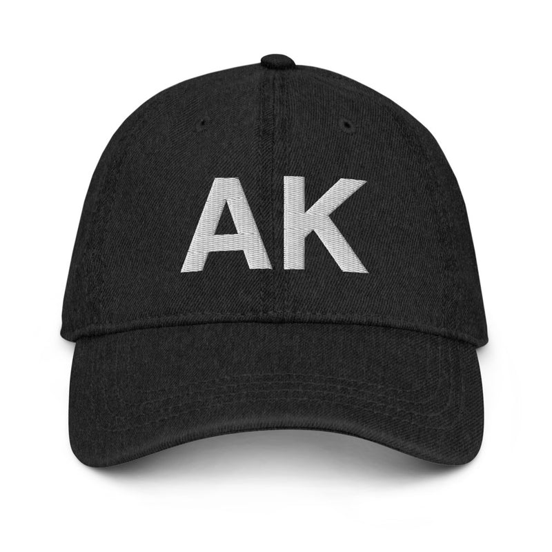 Alaska AK Denim Dad Hat