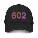 Orange and Purple 602 Phoenix Area Code Denim Dad Hat
