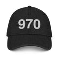 970 Colorado Area Code Denim Dad Hat.