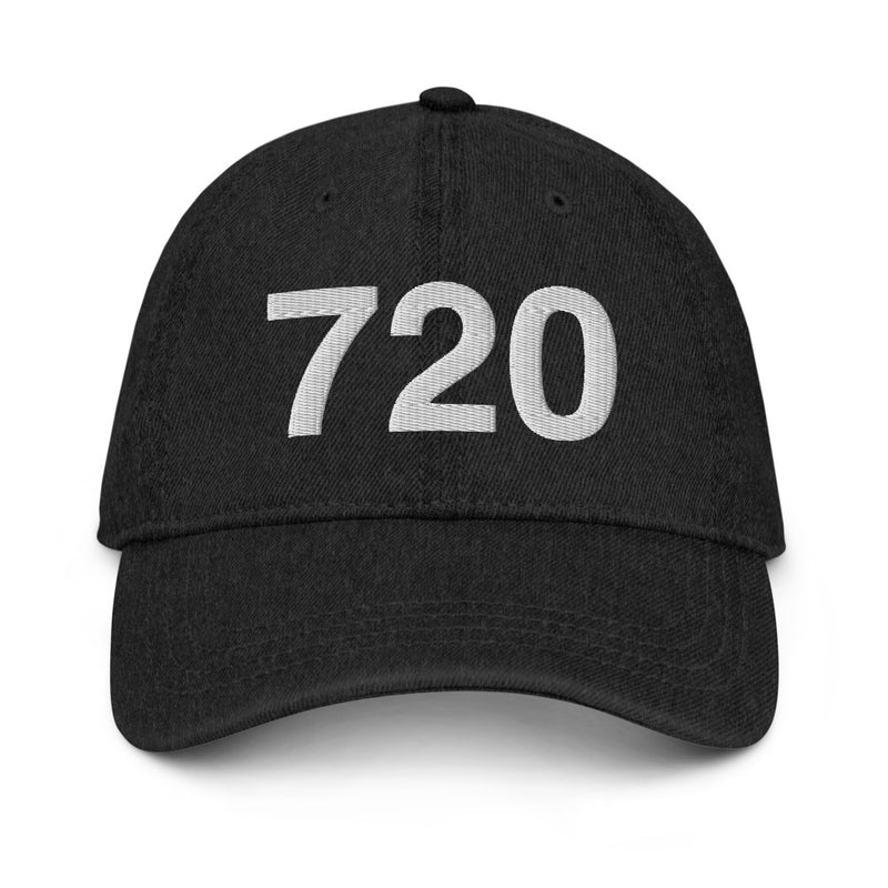 720 Denver Area Code Denim Dad Hat