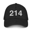 214 Dallas Area Code Denim Dad Hat