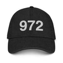 972 Dallas Area Code Denim Dad Hat