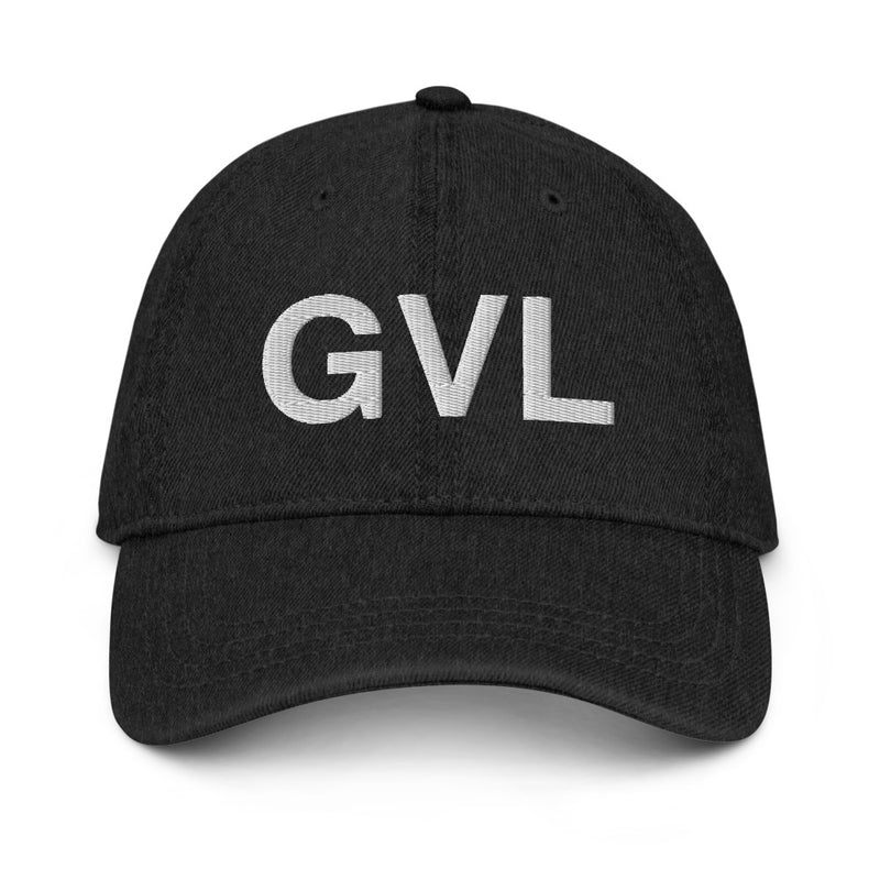 GVL Greenville SC Airport Code Denim Dad Hat