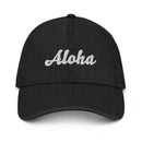 Cursive Aloha Denim Dad Hat