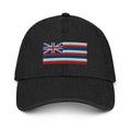 Hawaii Flag Denim Dad Hat