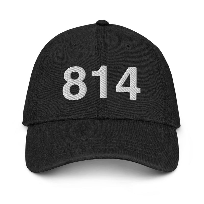814 Erie Area Code Denim Dad Hat