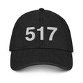 517 Lansing MI Area Code Denim Dad Hat