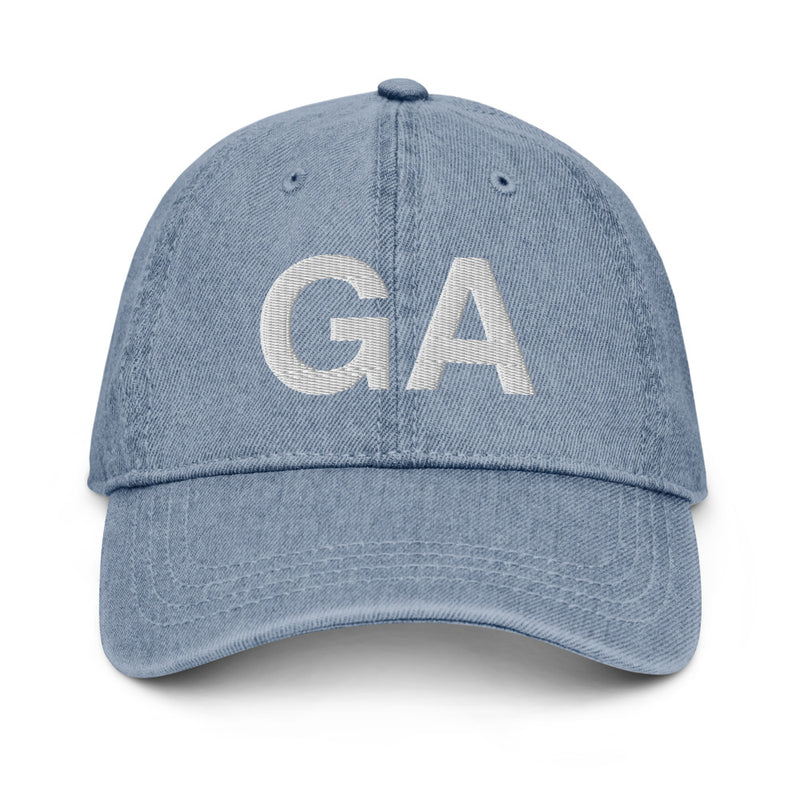 Georgia GA Denim Dad Hat