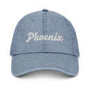 Script Phoenix AZ Denim Dad Hat