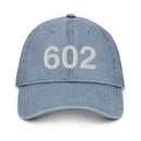 602 Phoenix Area Code Denim Dad Hat