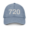 720 Denver Area Code Denim Dad Hat