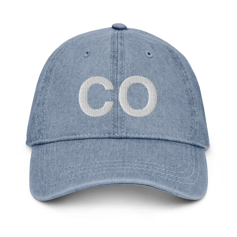 Colorado CO Denim Dad Hat