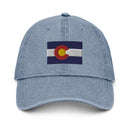 Colorado Flag Denim Dad Hat