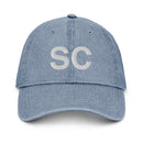 South Carolina SC Denim Dad Hat