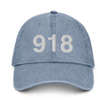 918 Tulsa Area Code Denim Dad Hat