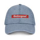 Gabagool Box Logo Denim Dad Hat