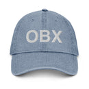OBX Outer Banks North Carolina Denim Dad Hat