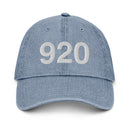 920 Green Bay Area Code Denim Dad Hat