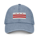 Washington DC Flag Denim Dad Hat
