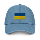 Flag of Ukraine Denim Dad Hat