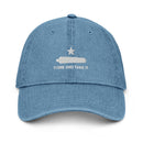 Come and Take It Canon Flag Denim Dad Hat