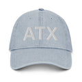 ATX Austin TX City Code Denim Dad Hat