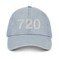 720 Denver Area Code Denim Dad Hat