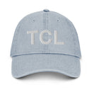 TCL Tuscaloosa Airport Code Denim Dad Hat
