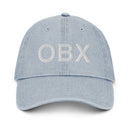 OBX Outer Banks North Carolina Denim Dad Hat