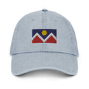 Denver Colorado Flag Denim Dad Hat