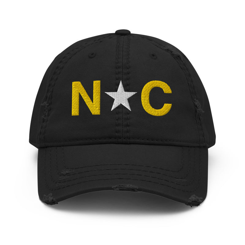 North Carolina Flag Distressed Dad Hat