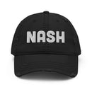 Nashville NASH Distressed Dad Hat