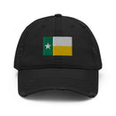 Green and Gold Texas Flag Distressed Dad Hat
