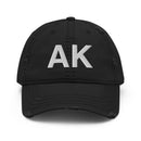 Alaska AK Distressed Dad Hat