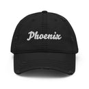 Script Phoenix AZ Distressed Dad Hat