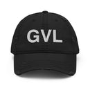 GVL Greenville SC Airport Code Distressed Dad Hat