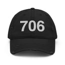 706 Athens GA Area Code Distressed Dad Hat