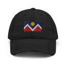 Denver Colorado Flag Distressed Dad Hat