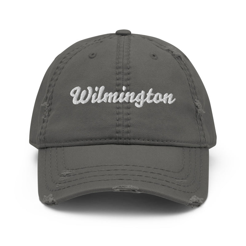Script Wilmington NC Distressed Dad Hat