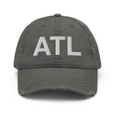 ATL Atlanta Airport Distressed Dad Hat