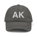Alaska AK Distressed Dad Hat