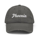 Script Phoenix AZ Distressed Dad Hat
