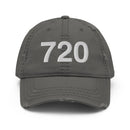 720 Denver Area Code Distressed Dad Hat