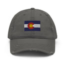 Colorado Flag Distressed Dad Hat