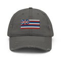 Hawaii Flag Distressed Dad Hat